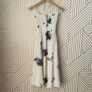 Reformation | Dresses | Reformation Floral Halter Milkmaid Milk Maid  Spaghetti Sleeveless Midi Dress 2 | Poshmark